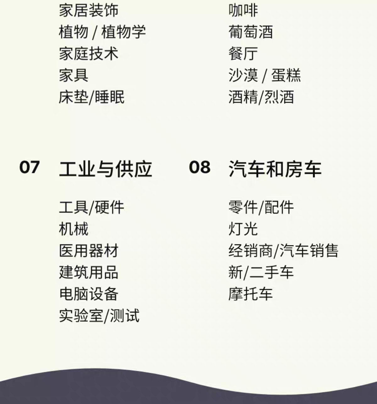 全行业覆盖